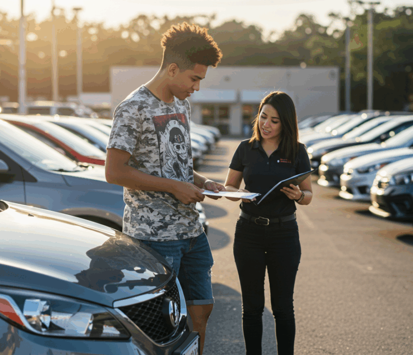 gen z buying car